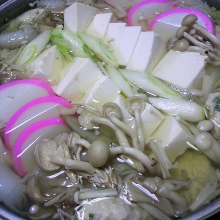 手作りつみれＤＥ♡鶏団子の塩ちゃんこ鍋♡